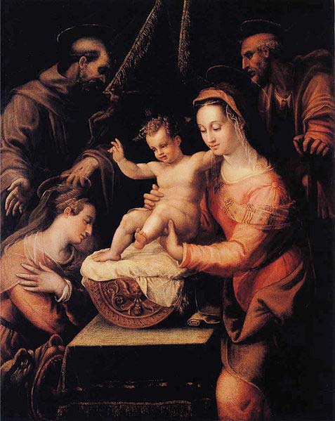 Holy Family with Saints